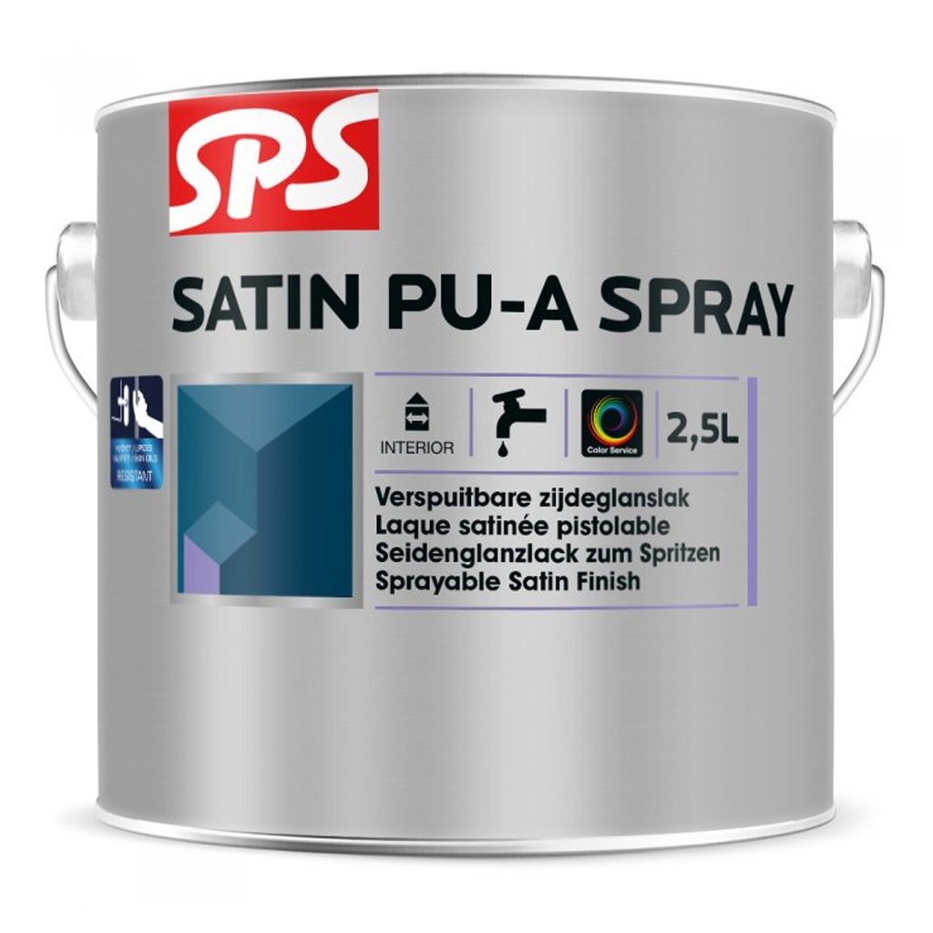 SPS Satin PU-A spray 2.5lt - Base P