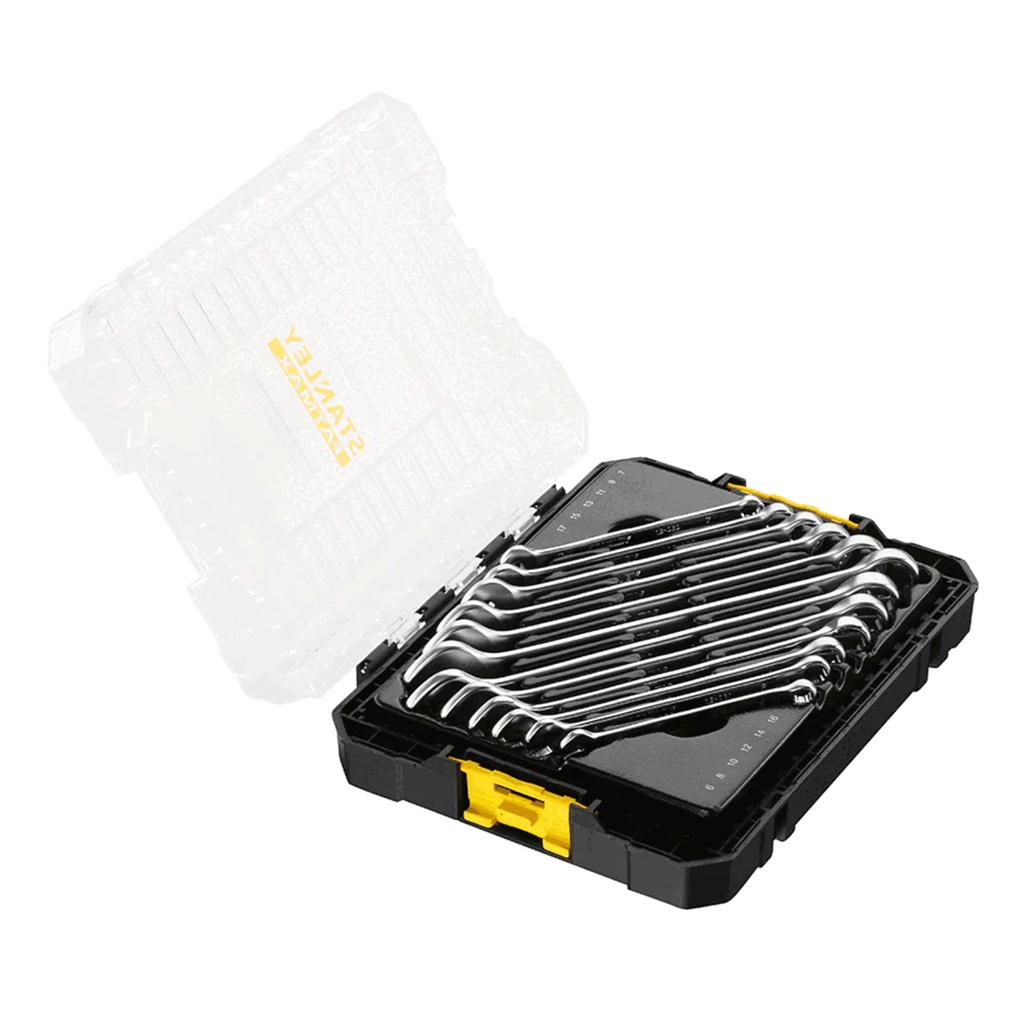STANLEY Ring/steeksleutelset pro-stack 12-delig