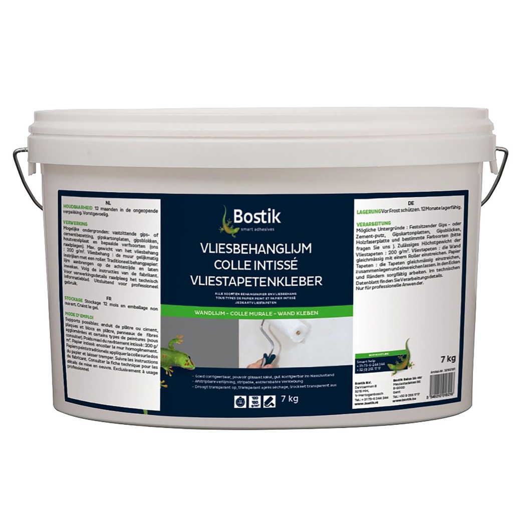 BOSTIK Pro Vliesbehanglijm 7kg