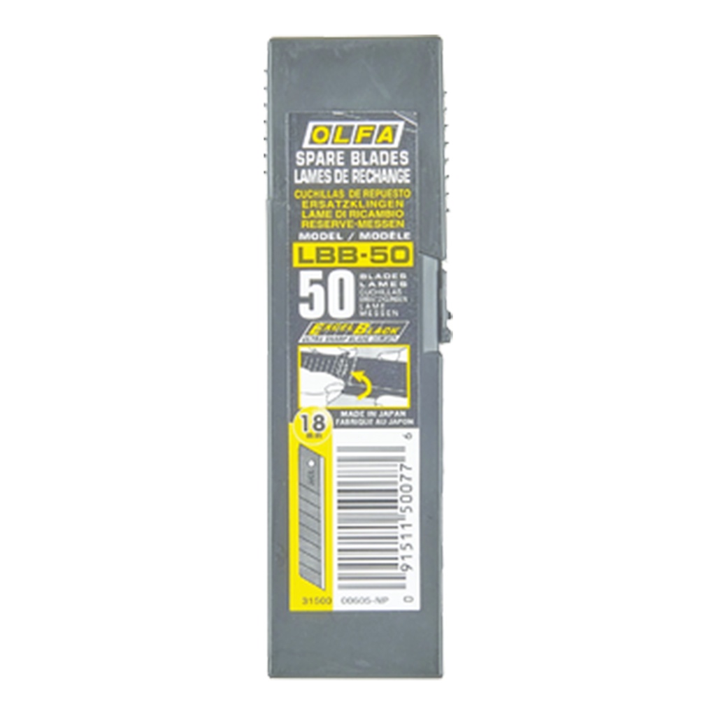 ROMUS Vervangmes OLFA LBB-50 18mm 92740 (50st.)