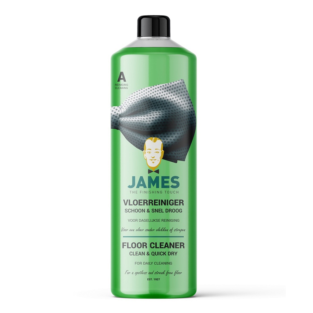 JAMES Vloerreiniger A schoon & snel droog 1lt