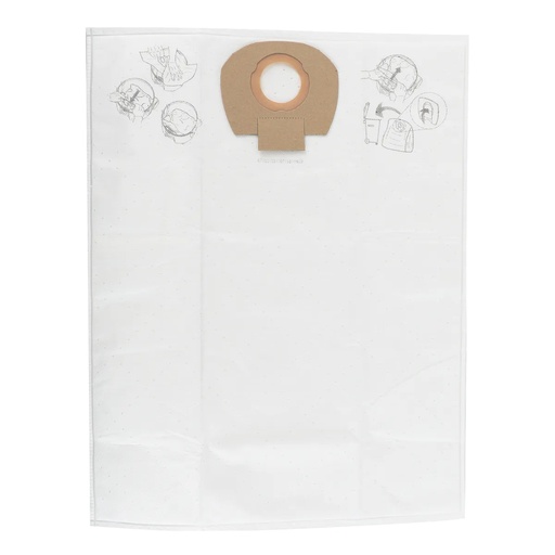 [8999000211] MIRKA Stofzakken fleece voor stofzuiger 1025L (set/5)
