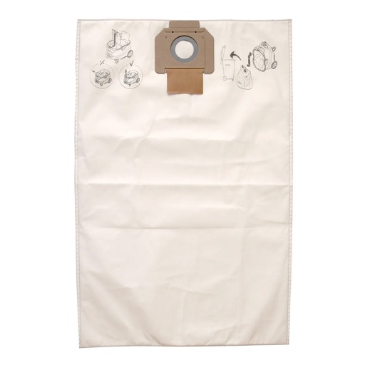 [8999100211] MIRKA Stofzakken fleece voor stofzuiger 1230/1242 (set/5)